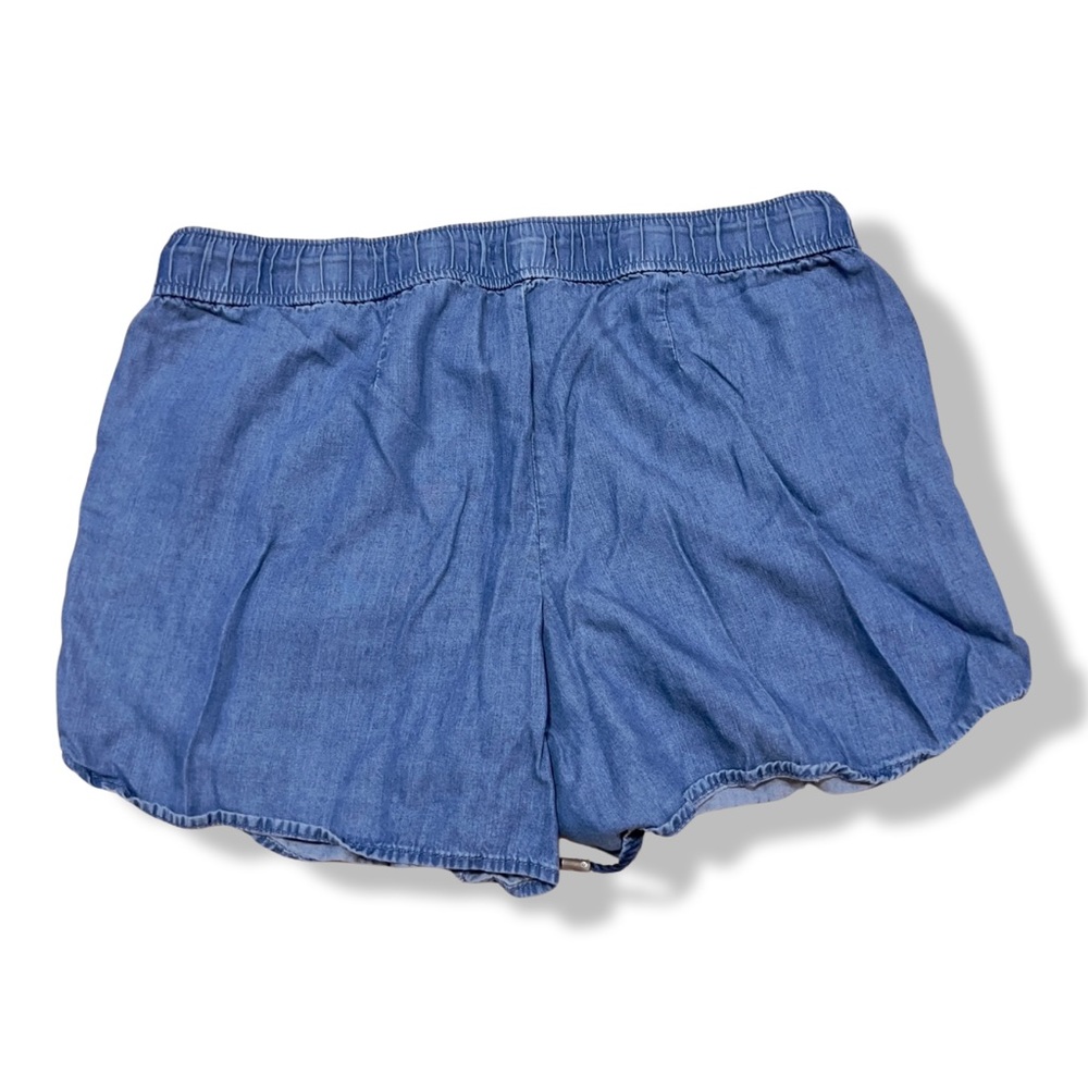 LOFT Drawstring‎ Chambray Shorts - Picture 3 of 4